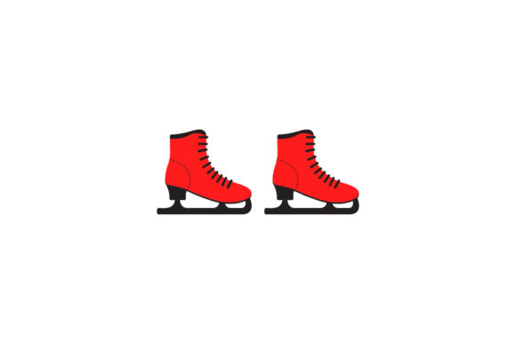 Christmas Asset Ice Skating Shoes Vector: Graphics Review