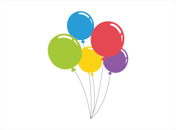 Christmas Balloons Graphics: Editorial Illustrations Review