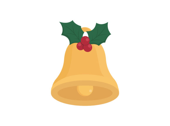 Christmas Bell Vector Illustration: Editorial Graphics Review