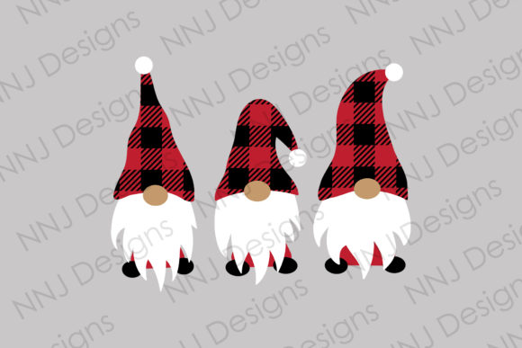 Christmas Gnome Buffalo Plaid Hats Graphics Review
