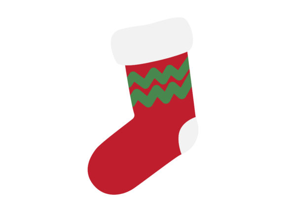 Christmas Red Sock Vector: Graphics & Illustrations Review