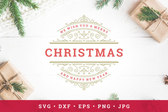Christmas Saying Design with Ornament Graphics Review