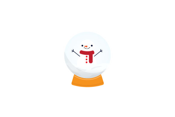 Christmas Snow Globe Asset Vectors: Graphics & Illustrations