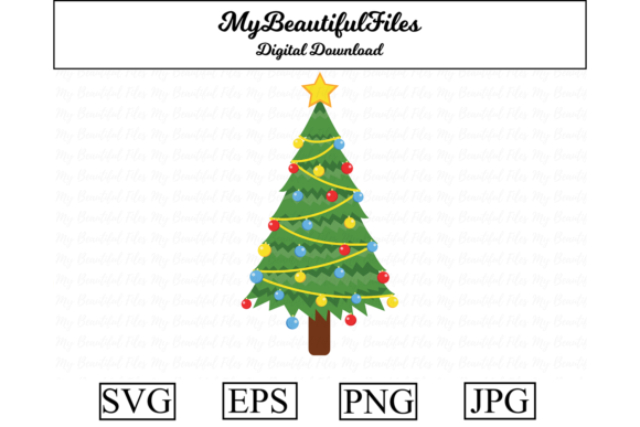 Christmas Tree Clipart Illustration 1: Graphics Review