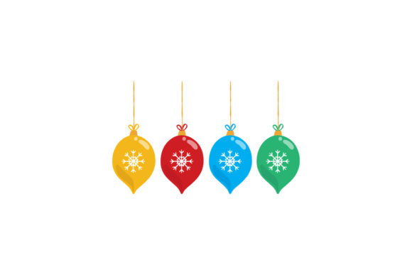 Christmas Tree Ornament Asset Vector Graphics & Illustrations