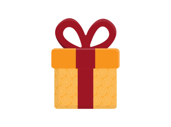 Gift Christmas Vector Illustration: Graphics for Local Branding