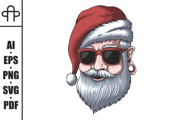Man Wearing a Santa Hat: Graphics & Illustrations Review