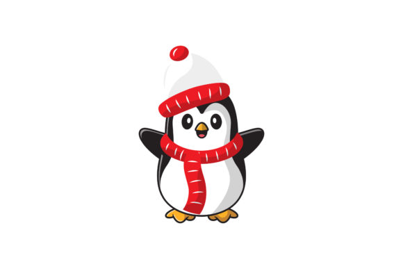 Penguin Graphics: Festive Illustrations for Branding